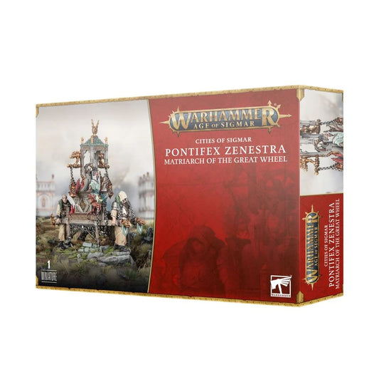 Cities Of Sigmar Pontifex Zenestra, Matriarch of the Great Wheel RELEASED 11th NOVEMBER