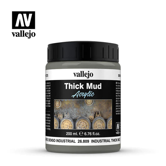 Vallejo Industrial Mud 200ml - Texture paint