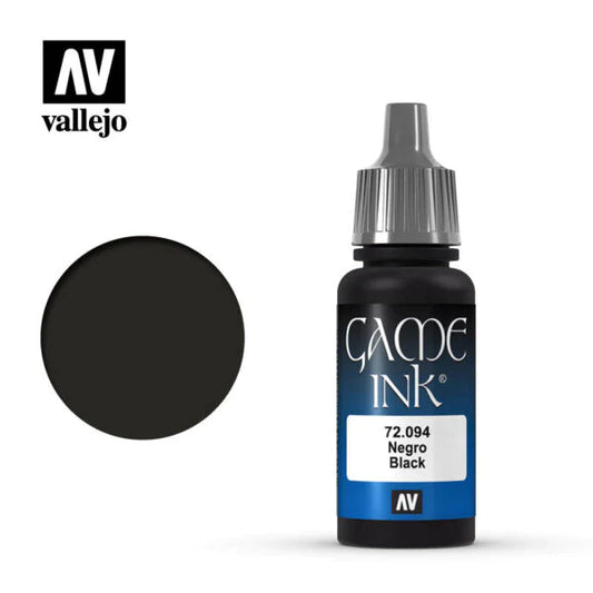 Vallejo Game Color: Black INK (72.094)