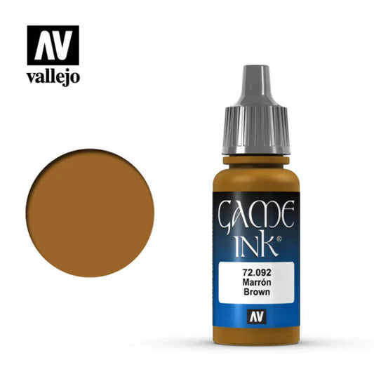 Vallejo Game Color: Brown INK (72.091)