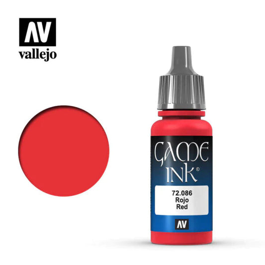 Vallejo Game Color: Red INK (72.086)