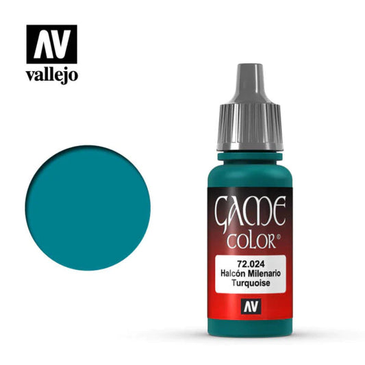 Vallejo Game Color: Turquoise (72.024)